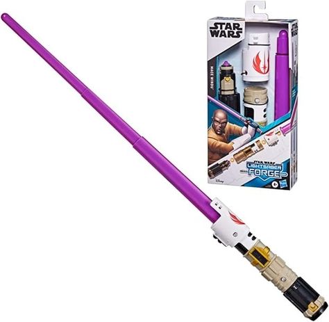 Amazon.com: STAR WARS Lightsaber Forge Mace Windu Extendable Purple Lightsaber Toy, Customizable Roleplay Toy for Kids Ages 4 and Up, Multi-colored, Standard, (F1164) : Clothing, Shoes & Jewelry Purple Lightsaber, Lightsaber Toy, Star Wars Lightsaber, Mace Windu, Star Wars Light Saber, Toy For Kids, Lightsaber, Christmas Wishlist, Secret Santa