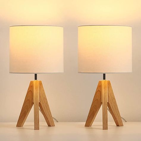 Boho Bedside Table, Modern Desk Lighting, Night Table Lamps, Art Deco Table Lamps, Side Lamps, Tripod Table Lamp, Wooden Table Lamps, Tripod Table, Side Table Lamps