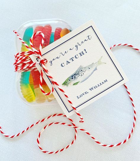 Sour Worms, Gummy Worms, Tag Print, Tackle Box, Personalized Gift Tags, Valentine Box, Going Fishing, The Last Day, Xmas Ornaments