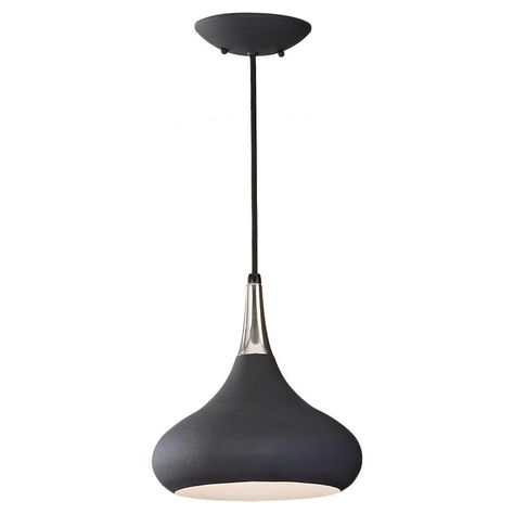 Feiss Beso 1-Light Black Pendant Contemporary Pendant Lights, Mini Pendant Lights, Black Pendant, Simple Lighting, Light Installation, Chandeliers And Pendants, Mini Pendant, Cool Lighting, Lighting Collections