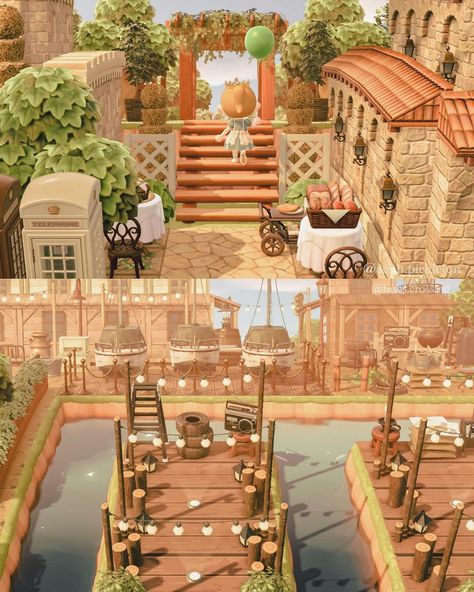 Acnh Towncore, Acnh Citycore, Urban Island, I Have No Words, City Island, Animal Crossing Wild World, Island Theme, Italian Village, Qr Codes Animal Crossing