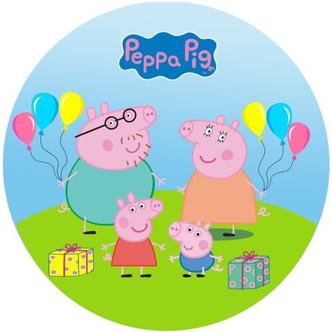 Peppa Pig Images, Peppa Pig Imagenes, Peppa Pig Happy Birthday, Heo Peppa, Peppa Pig Party Decorations, Peppa Pig Birthday Party Decorations, Peppa Pig House, Transportation Birthday Party, Peppa Pig Wallpaper