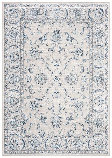 Light Grey Blue, Office Area Rugs, Light Grey Rug, Contemporary Bedroom Decor, Family Room Decorating, Classic Rugs, Contemporary Classic, Transitional Rugs, Scroll Design