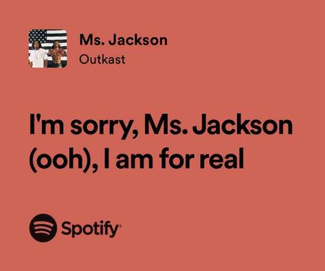 Ms. Jackson Ms Jackson Outkast, Ms Jackson, Spotify Song, Songs, Music