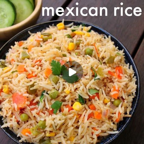 521K views · 27K likes | Hebbar's Kitchen on Instagram: "mexican rice recipe | how to make restaurant style authentic mexican rice #Rice #Vegetable #Pilaf #Vegetarianism #Tomato #IndianCuisine #Broth #Meat #BellPepper #Khichdi #SpiceMix #Biryani #SideDish #Lunchbox #Raita #Curry #Stock #BlackPepper #Capsicum #Basmati #BrownRice #SweetCorn #Egg #Coriander #Cabbage #Peanut ##coconut" Vegetable Pilaf, Capsicum Rice, Authentic Mexican Rice, Mexican Rice Recipe, Mexican Rice Recipes, Hebbar's Kitchen, Mexican Rice, Authentic Mexican, Rice Recipe