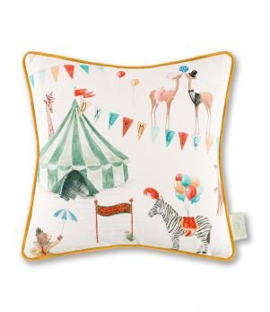 Chateau Theatre Vintage Fairground, Circus Nursery, Carnival Design, Escape To The Chateau, Angel Strawbridge, Circus Characters, Cream Curtains, Punch And Judy, Cream Cushions