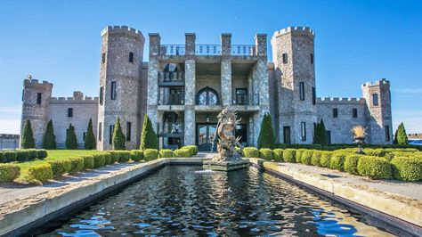 With a back story straight out of a fairy tale, this massive European-inspired castle in Versailles, KY, is on the market for $15 million. Versailles Ky, Royal Music, Castle Home, Barndominium Plans, My Old Kentucky Home, Castle House, Fairytale Castle, Beautiful Castles, A Fairy Tale