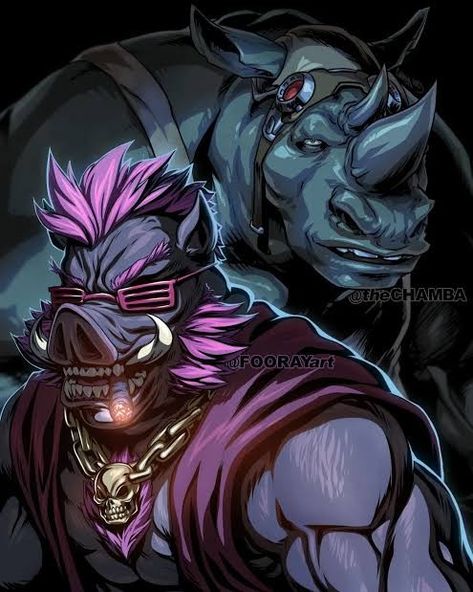 Rocksteady Tmnt, Tmnt Villains, Shredder Tmnt, Ninja Turtles Costume, Bebop And Rocksteady, Tmnt Comics, Teenage Mutant Ninja Turtles Artwork, Teenage Mutant Ninja Turtles Art, Ninja Turtles Artwork