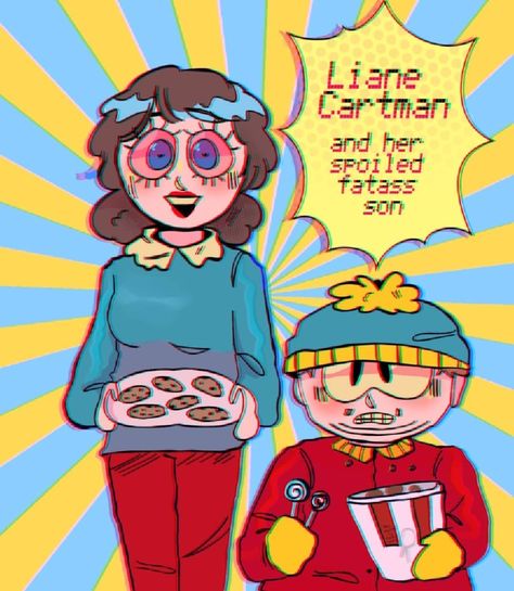 Bendy South Park Fanart, South Park Liane Cartman, Liane Cartman And Eric, Liane Cartman Fanart, Gyaru Cartman, Liane Cartman, Style South Park, South Park Memes, Eric Cartman