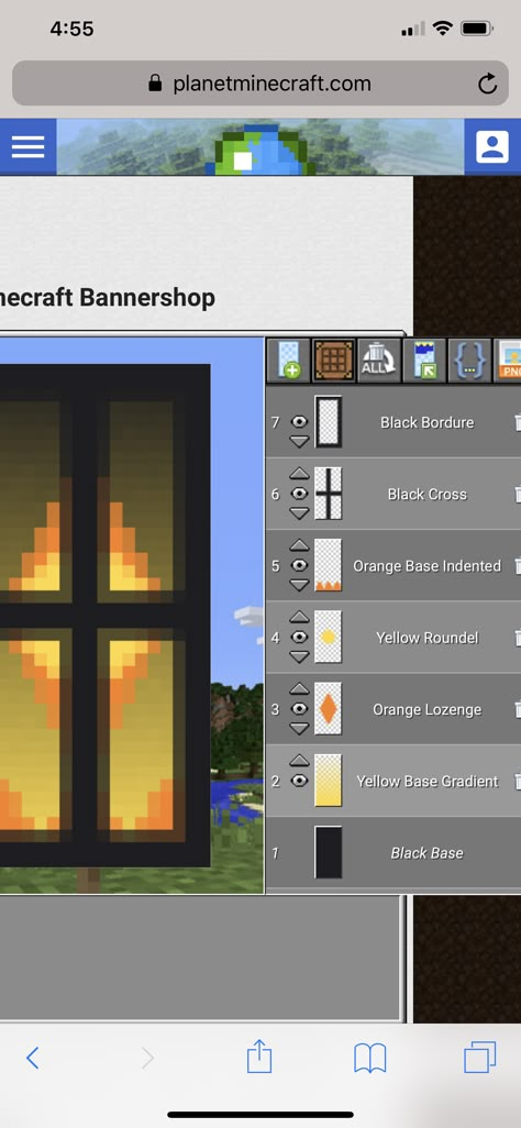 Minecraft Banner Designs Recipe, Minecraft Mirror Banner, Best Minecraft Banners, Minecraft Id, Mc Banner, Minecraft Banner Patterns, Banner Patterns, Banners Ideas, Minecraft Banner