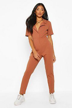 New Season Collection | boohoo Waved Hair, Black Wide Leg Jumpsuit, Wide Leg Jumpsuits, Rompers Womens Jumpsuit, Sitting Pretty, Womens Playsuits, Denim Jumpsuit, Wide Leg Denim, Wide Leg Jumpsuit