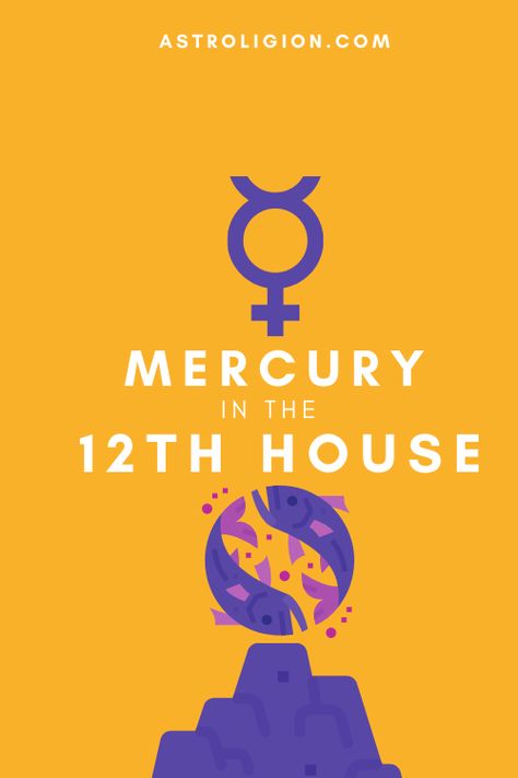 Mercury in House Twelve Mercury in the 12th House Overview: Mercury in the 12th house is a placement that can bring about an intellectual interest in analyzing and learning about esoteric studies and spiritual knowledge. Dream analysis and investigative journalism especially within the areas of life that receive the least amount of public attention and […] Dream Analysis, Astrology Houses, Sagittarius Moon, Gemini Rising, Spiritual Knowledge, Spiritual Journals, Investigative Journalism, Think Deeply, Mercury Retrograde