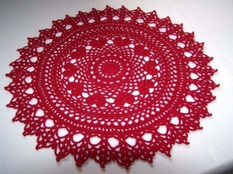 Valentine Ring of Hearts Crochet Doily - Crochet doily patterns are unique and a great investment of time. They take skill and attention to detail and are perfect for relaxing. #crochetpatterns #crochetdoilypatterns #freecrochetpatterns #crochetaddict Free Doily Patterns, Crochet Lace Doily, Free Crochet Doily Patterns, Crochet Dollies, Vintage Crochet Patterns, Crochet Rug Patterns, Valentines Crochet, Crochet Lace Pattern, Crochet Doily Patterns