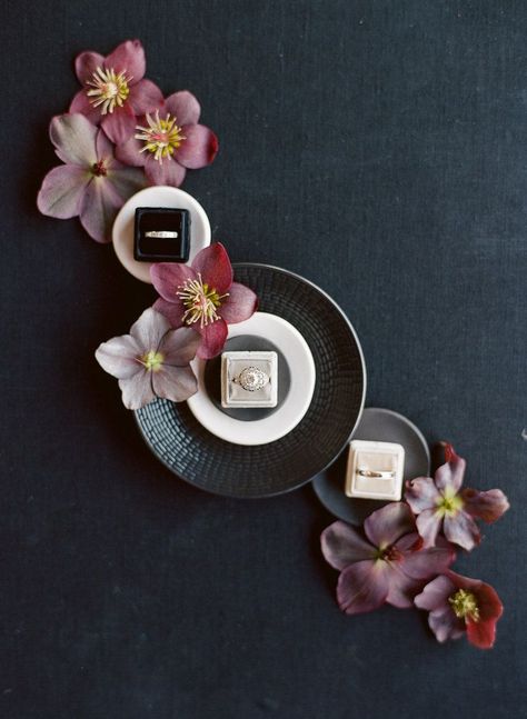 Kate Siegel, Wedding Table Details, Wedding Photography Detail Shots, Monochromatic Wedding, White Infinity, Flower Wedding Ring, Female Painters, Wedding Details Photography, Engagement Ring Inspiration