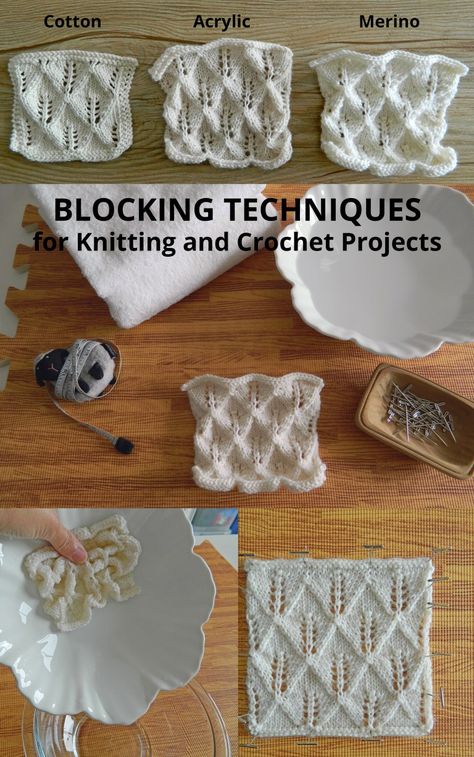 Knitting Blocking, Knitting Hacks, Knitting Help, Knitting Basics, Crocheted Items, Knitting Blogs, Knitting And Crochet, Knit Stitch Patterns, Diy Knitting