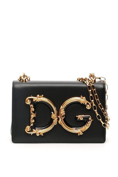 Dolce and Gabbana | & Dg Girls Black Tote Dolce And Gabbana Handbags, Girls Handbags, Dolce E Gabbana, Black Shoulder Bag, Black Tote, Girls Bags, Metallic Logo, Dolce & Gabbana, Nappa Leather