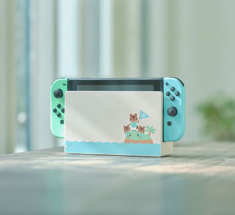 The 'Animal Crossing: New Horizons' Nintendo Switch console has been released today Nintendo Switch Animal Crossing, Nintendo Switch System, Animals Crossing, Nintendo Console, Super Mario 3d, Class Games, Mario Kart 8, Nintendo Eshop, Nintendo Switch Accessories