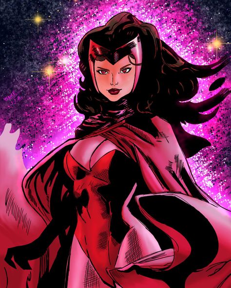 X Men Marvel, Marvel Wasp, Scarlet Witch Avengers, Scarlet Witch Costume, Scarlet Witch Comic, Witch Powers, Marvel Avengers Comics, Comic Icons, Avengers 2