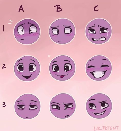 Art Tips And Tricks, Reference Face, Face Meme, Emoji Drawings, Drawing Face Expressions, Comic Face, Art Style Challenge, Drawing Face, Creative Drawing Prompts