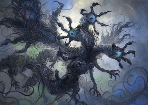 Lovecraft Art, Lovecraftian Horror, Dark Creatures, Beast Creature, Cool Monsters, Fantasy Beasts, Cosmic Horror, 다크 판타지, Monster Concept Art