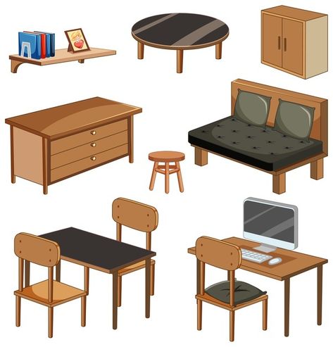 Computer Cartoon, Old Wood Table, Circle Chair, White Marble Table Top, Club Furniture, White Marble Table, Pricing Table, Wooden Table Top, Grey Table