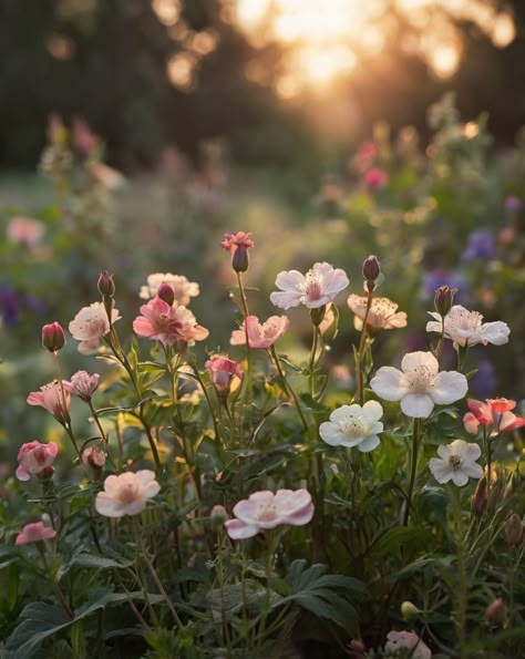 Experience the beauty of gardening at sunset with blooms that bring serenity to your outdoor space. 🌸✨ What’s your favorite garden moment? Share the love! 💕🌿 . #homeandgarden #betterhomesandgardens #homegardening #homesandgardens #homegarden #gardenhome #gardeningathome #flowers #plants #beautifulflowers Aesthetic Garden Pics, Soft Garden Aesthetic, Garden Astethic, Sunny Garden, Backyard Flowers, Ornamental Plants, 2025 Vision, Flowers Plants, Flower Plant