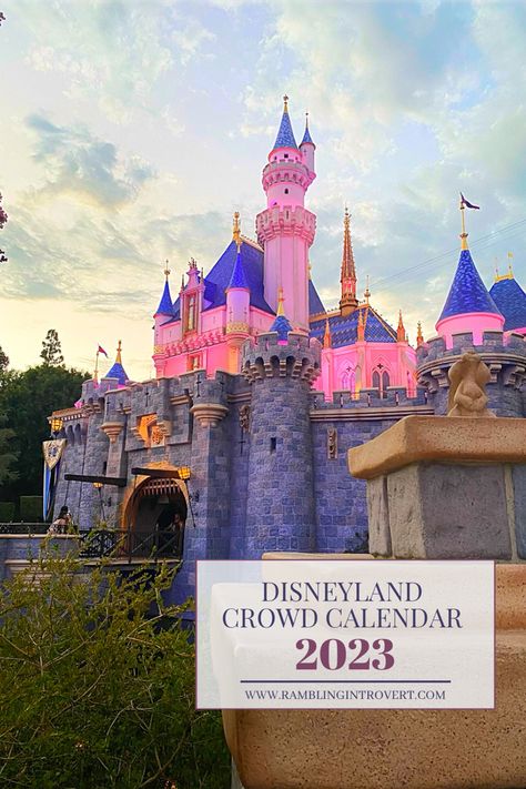 Best Time To Visit Disneyland 2023, Disneyland Crowd Calendar 2023, Disney Crowd Calendar, Disneyland Crowd Calendar, Disneyland 2023, Disneyland 2024, Vacation 2023, Trip To Disneyland, Disneyland California Adventure