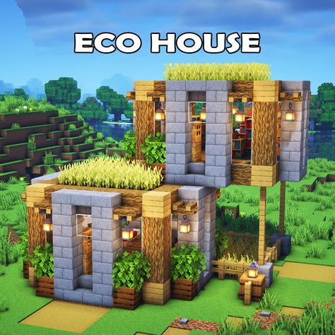 Minecraft Eco House ⚒️ Rate from 1-10? 🎥 Full Tutorial on my YouTube channel! 💾 World Download on Patreon ✅ Follow for OP Minecraft Builds 📢 Share with your Friends 💬 Rate this Build 1-10 🔖Tags 🔖 #minecraft #minecraftbuilds #minecrafters #minecraftpe #minecraftmemes #mınecraftideas #minecraftbuild #minecraftbuilding #minecraftbuilding #minecrafttutorial #minécraftonly #mcpe #minecraftpc #minecraftcreations #minecraftdaily #minecraftdesign #minecraftjava #minecrafts #minecraftyoutuber #gaming Minecraft Plans, Minecraft Tips, Minecraft Memes, Minecraft Pe, Minecraft Tutorial, Minecraft Builds, Minecraft Building, Minecraft Creations, Minecraft Ideas