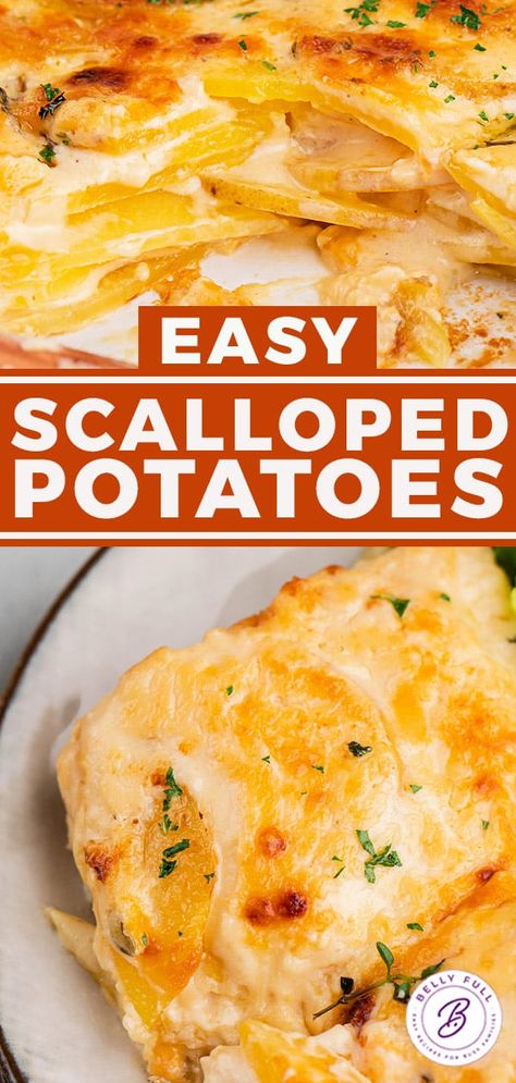 Scalloped New Potatoes, Skillet Scalloped Potatoes Pioneer Woman, Scalloped Potatoes For 4 People, Easy Scalopped Potatoes Recipe, Easy Scappoled Potatoes Recipes, Weight Watchers Scalloped Potatoes, Red Skin Scalloped Potatoes, Scallop Potato Recipes Easy, Scalloped Potatoes No Milk