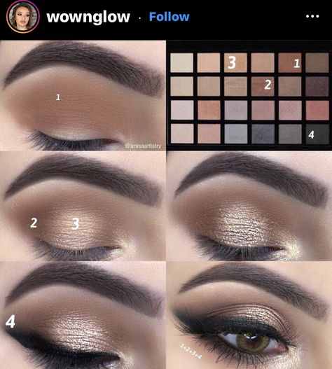 Eyeshadow Pictorial, Revolution Eyeshadow, Eyeshadow Tips, Apply Eyeshadow, Smokey Eyeliner, Makeup Tutorial Step By Step, Organic Facial, Makeup Tutorial Eyeshadow, Eye Makeup Steps