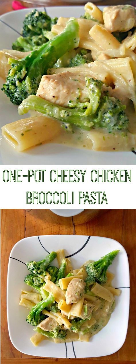 Broccoli and cheddar is the perfect combination! It’s also perfect in this Green and White One Pot Pasta aka Broccoli Cheddar Chicken Pasta; a one pot meal on the table super quick! Cheddar Chicken Pasta, Broccoli Cheddar Chicken, Chicken Broccoli Pasta, Cheesy Chicken Broccoli, Cheddar Chicken, One Pot Dinners, Chicken And Broccoli, Broccoli Pasta, One Pot Pasta