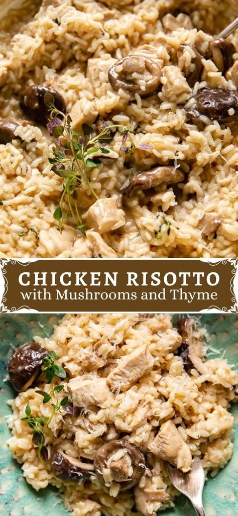 Chicken Risotto Recipe, Risotto Dinner, Quick And Easy Comfort Food, Vikalinka Recipes, Risotto Recipes Chicken, Easy Risotto, Risotto Recipes Easy, Easy Comfort Food Dinners, Risotto Dishes