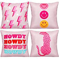 Check this out on Amazon Preppy Throw Pillows, Preppy Pillows, Living Room Farmhouse Decor, Surf Room, Sofa Bed Living Room, Pink Smiley, Christmas Gifts For Teen Girls, Preppy Stuff, Preppy Pink