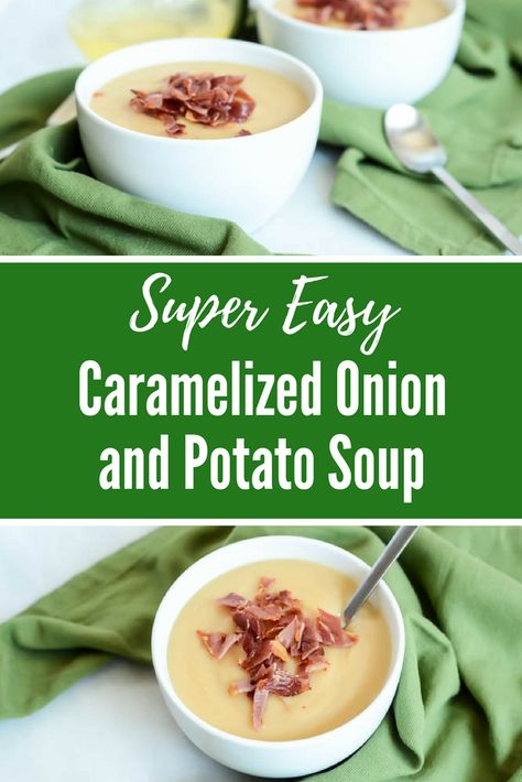 Potato Soup Easy, Carmelized Onions, Onion Soup Recipes, Creamed Potatoes, Potato Onion, Onion Chicken, Delicious Soup Recipes, Caramelized Onion, Easy Comfort Food