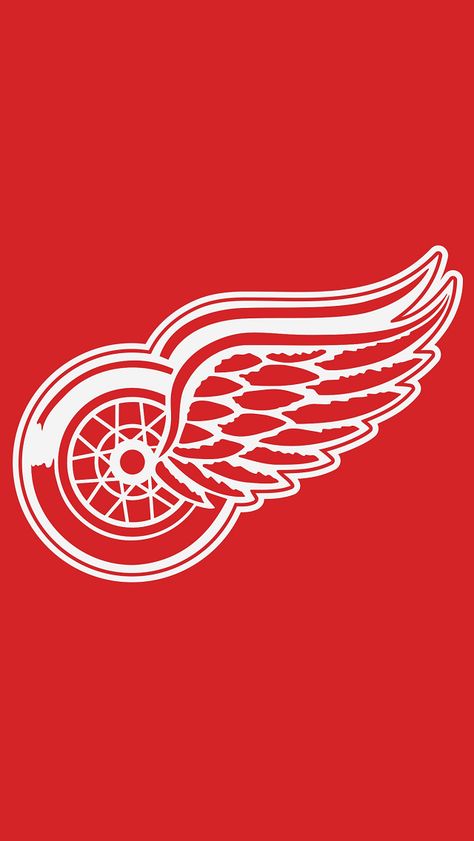 Detroit Red Wings 1948 Red Wings Logo, Red Wing Logo, Nhl Wallpaper, Detroit Sports, Hockey Logos, Nhl Logos, Detroit Red Wings Hockey, Red Wings Hockey, Garden Decor Items