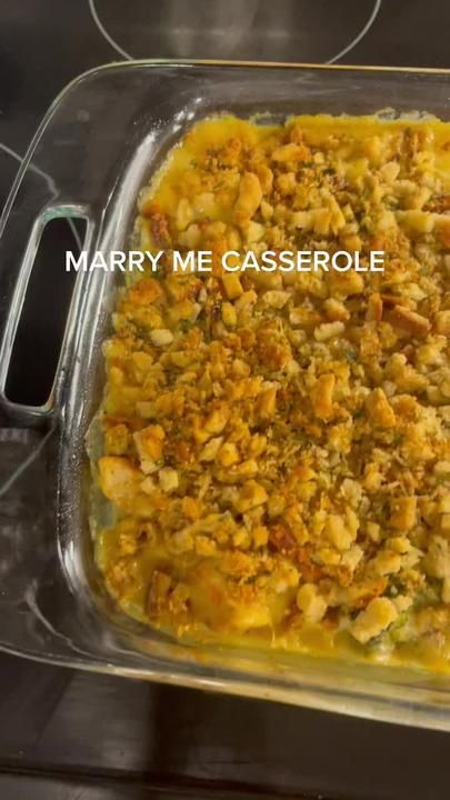 Marry me casserole tonight! Inspired by @rattchelmama 🫶🏻 #cooking #c... | Chicken Broccoli Casserole | TikTok Marry Me Casserole, Chicken Broccoli Casserole, Broccoli Casserole, Chicken Broccoli, Casserole Dishes, Marry Me, Chicken Breast, Broccoli, Tik Tok