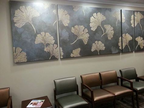 5 Decorating Ideas Using the Chinese Ginkgo Stencils Wall Stencils Diy, Prints Ideas, Stencil Wall Art, Patterned Furniture, Bird Stencil, Room Wall Painting, French Country Living Room, Condo Decorating, Faux Painting