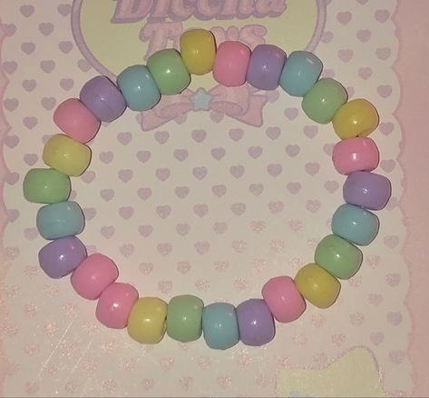 Kawaii Kandi Bracelets, Cutecore Bracelet Ideas, Pastel Bracelet Ideas, Kawaii Bracelet Ideas, Cutecore Bracelets, Cute Kandi Bracelets, Cutecore Bracelet, Cutecore Kandi, Pastel Kandi