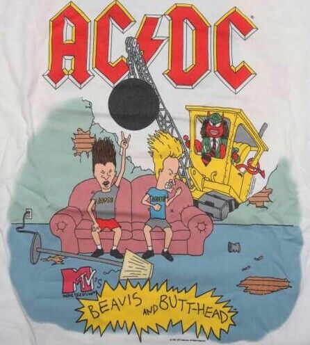 . Beavis Y Butthead, Trippy Pictures, Acdc Shirt, Beavis And Butthead, Earl Sweatshirt, 90s Rock, Smells Like Teen Spirit, Metal Albums, Retro Theme