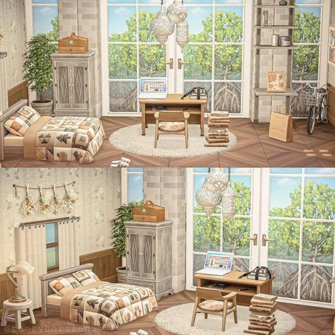 Acnh French Doors Code, Acnh Victorian House, Happy Home Paradise Bedroom, Acnh Bedroom Inspiration, Acnh Bedroom Design, Acnh Bedroom, Acnh Happy Home Paradise, French Door Design, Acnl Paths