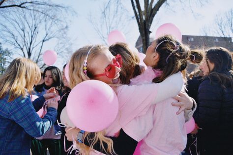 Bid Day Aesthetic, Greek Life Aesthetic College, Soroity Girls Aesthetic, Strangers To Sisters Bid Day, Colorful Bid Day Theme, Mad Happy Bid Day, Axid Bid Day, Miss Tennessee, Texas Girls