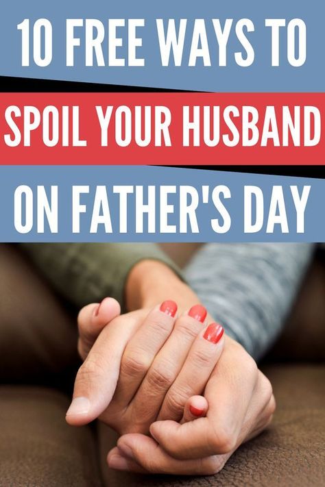 10 ideas for Father's Day from wife to husband - Free ways to spoil your husband on Father's Day Fathers Day Ideas For Husband, Ideas For Father's Day, Husband Fathers Day Gifts, Diy Father's Day Crafts, Easy Fathers Day Craft, Father's Day Activities, Homemade Fathers Day Gifts, 1st Fathers Day Gifts, Father's Day Specials