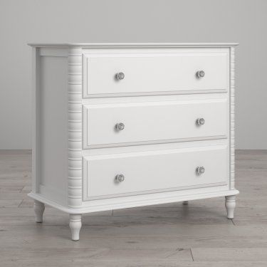 Little Seeds Rowan Valley Linden 3-Drawer Chest | Hayneedle White Changing Table, Changing Table Topper, Three Drawer Dresser, Dresser White, Solid Wood Design, Jenny Lind, Changing Table Dresser, Laminated Mdf, Kids Dressers