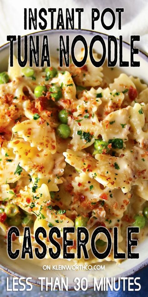 Instant Pot Tuna Noodle Casserole, Tuna Noodle Casserole Easy, Pressure Cooker Pasta, Tuna Casserole Easy, Tuna Casserole Recipes, Pot Noodle, Tuna Noodle Casserole, Tuna Noodle, Tuna Casserole