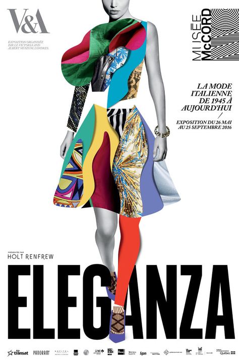 ELEGANZA – La mode italienne de 1945 à aujourd'hui - Musée McCord - 2016 - Montréal - Photo : Musée McCord Holt Renfrew, Fashion Event, Fashion Poster, The Rise, Italian Fashion, Fashion Designer, Peplum Dress, The Story, Wonder Woman