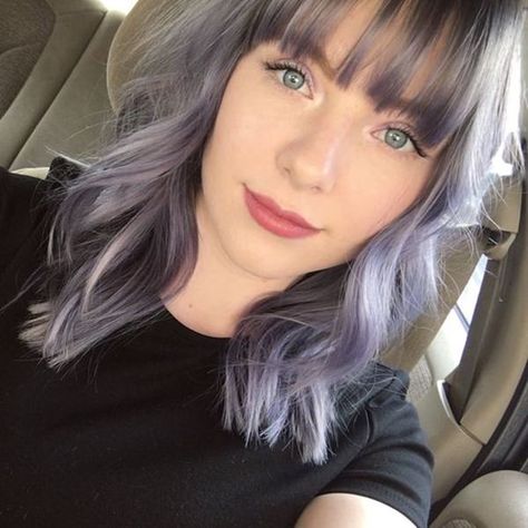 Smoky Purple Hair, Pastel Blonde, Holographic Hair, Hair Dye Tips, Bleaching Your Hair, Hair Silver, Colourful Hair, Violet Hair, Lilac Hair