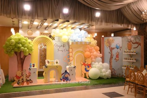 #visualize #visualizeyourparty #layout #mockup “When life throws you a rainy day, play in the puddles." —Pooh." 🐻🧸 . . . . Concept & Styling: @kulsoom.motiwala Execution: @blissfulfusionevents Cutouts/Supplies: @blissfuldreamscreations Graphic Design: @creativefusionstudiospk Whatsapp: 0311-2985551 "Life's too Short to have Boring Parties" #winniethepooh #winniethepoohparty #poohparty #winniethepoohbirthday #winniethepoohtheme #winniethepoohday #winniethepoohpartyideas - #blissfulfusionev... Jungle Painting, Winnie The Pooh Themes, Winnie The Pooh Birthday, Life's Too Short, A Rainy Day, 1st Bday, Too Short, Rainy Day, Winnie The Pooh