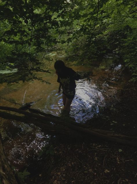 #forest#river#water#forestriver#me#mecore#dropdead#summer#grunge#grungegirl#alt#altgirl Grunge Summer, Summer Grunge, Alt Aesthetic, Dark Summer, Grunge Pictures, River Water, Summer Goals, Grunge Girl, Forest River