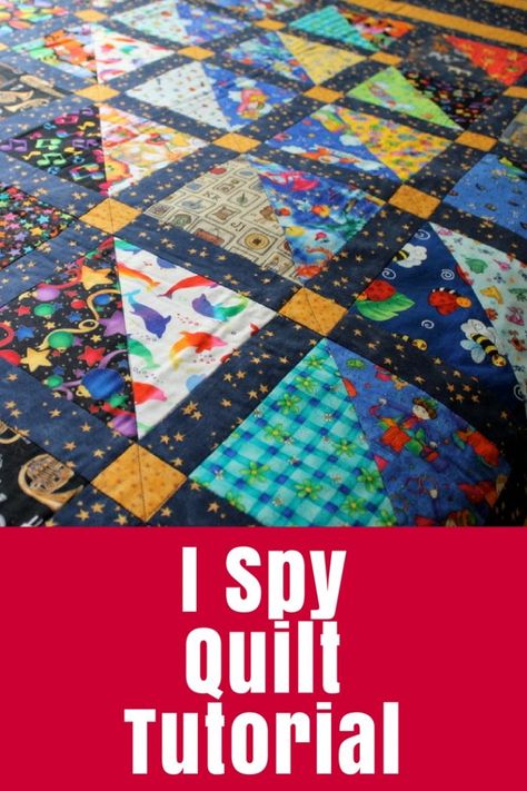 Kids Quilts Ideas, I Spy Quilts, Person Sewing, Kid Quilts, Disney Quilt, I Spy Quilt, Quilting Blogs, Kids Quilts, Quilt Care