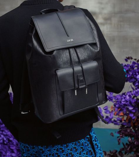 Dior Official (@dior) • Instagram photos and videos Dior Backpack, Mens Backpack Fashion, Laptop Backpack Mens, Handmade Leather Backpack, Men Backpack, Luxury Backpack, Dior Men, Men Store, Accessories Bags Shoes